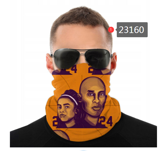 NBA 2021 Los Angeles Lakers #24 kobe bryant 23160 Dust mask with filter->nba dust mask->Sports Accessory